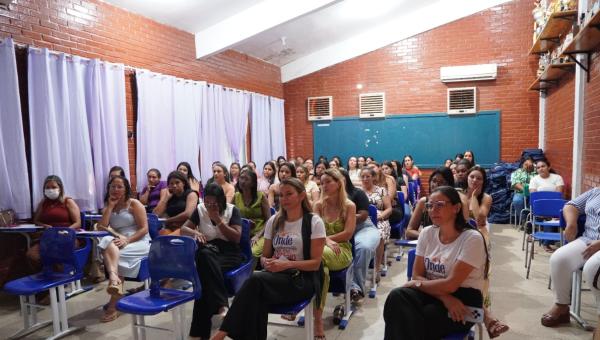 Com foco na qualificação dos servidores, SEMED promove grande ação de formação continuada em Nova Olinda