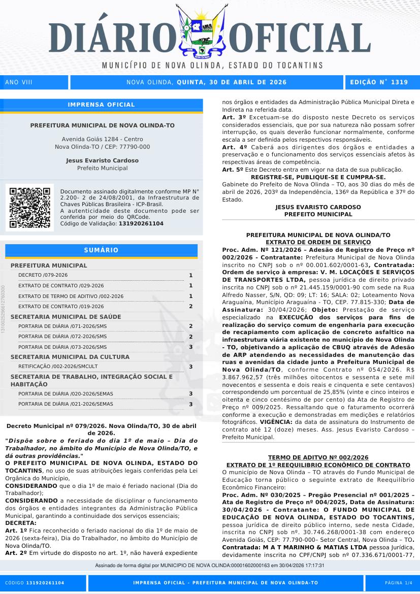 Capa da edição