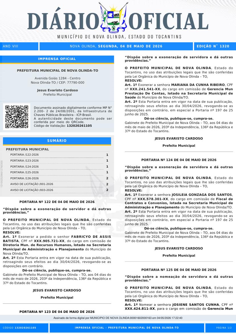 Capa da edição