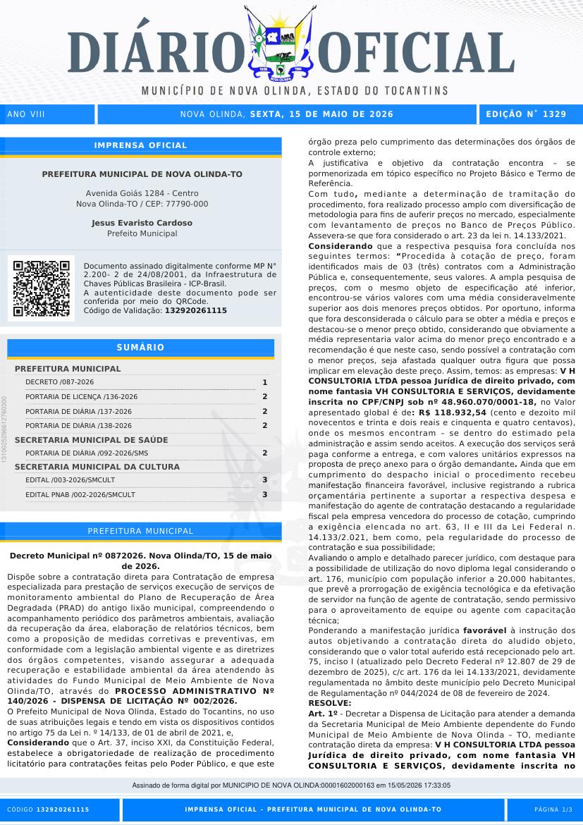 Capa da edição