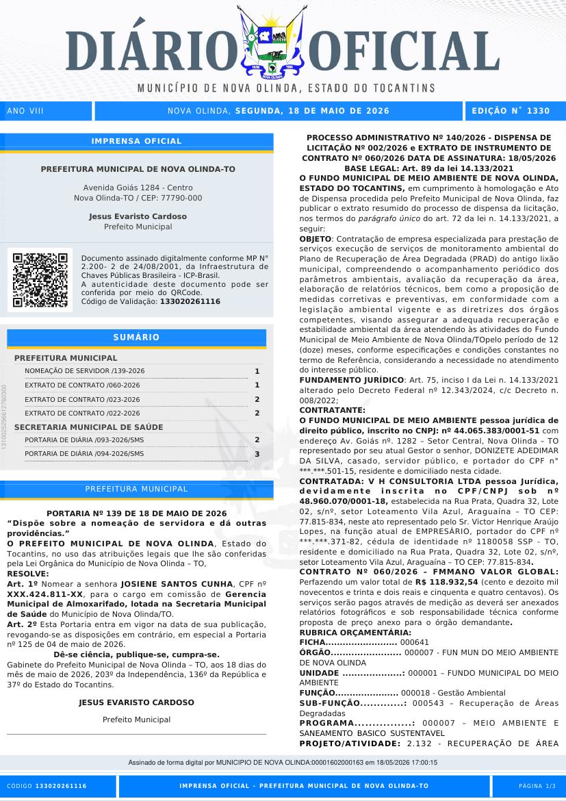 Capa da edição