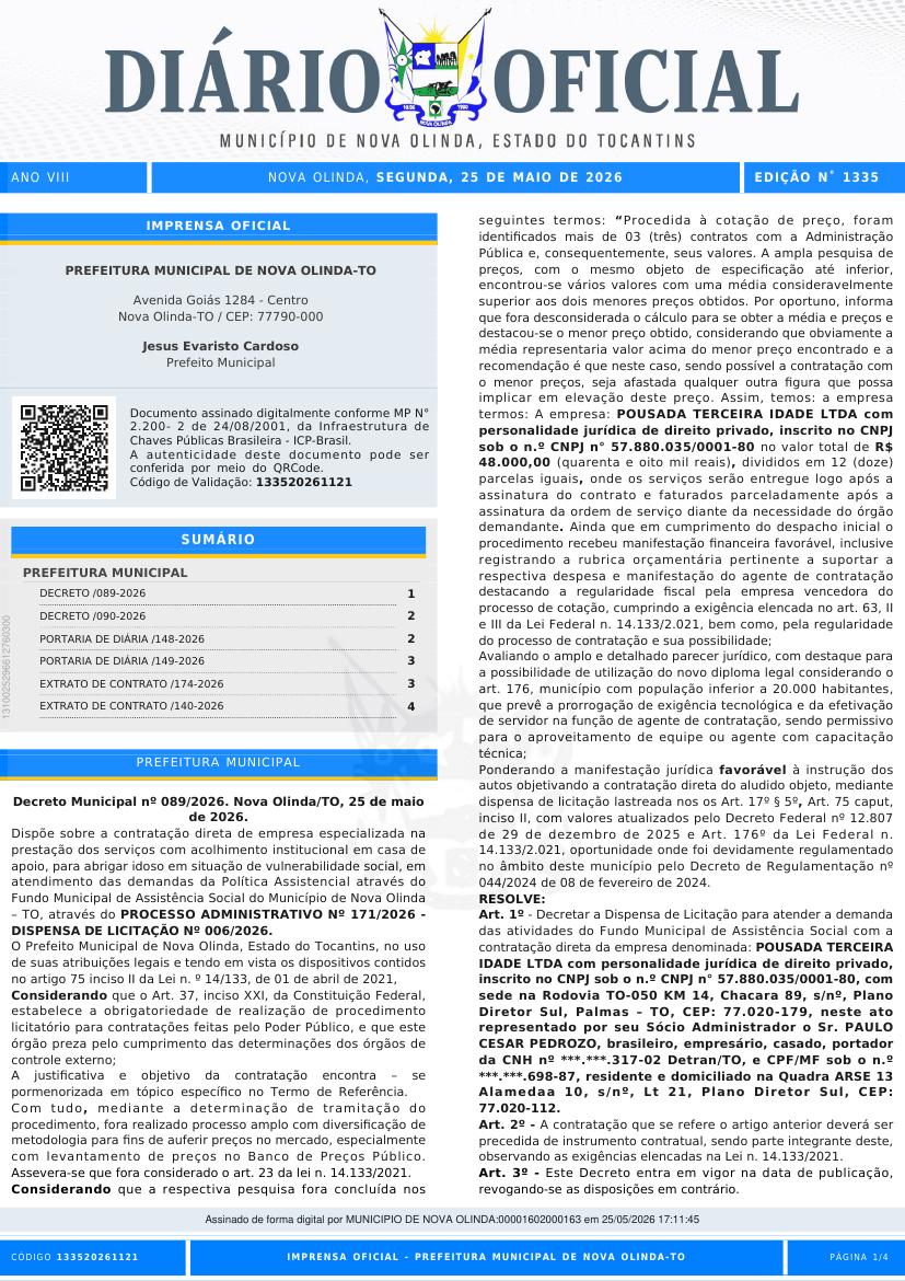 Capa da edição