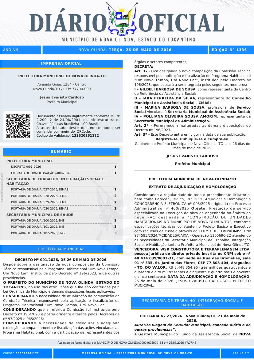 Capa da edição