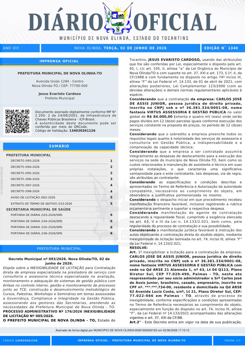Capa da edição