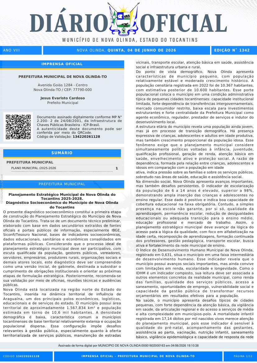 Capa da edição