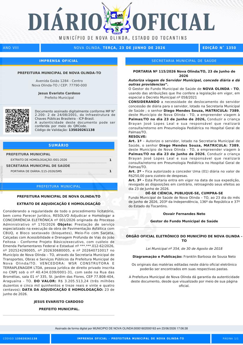 Capa da edição