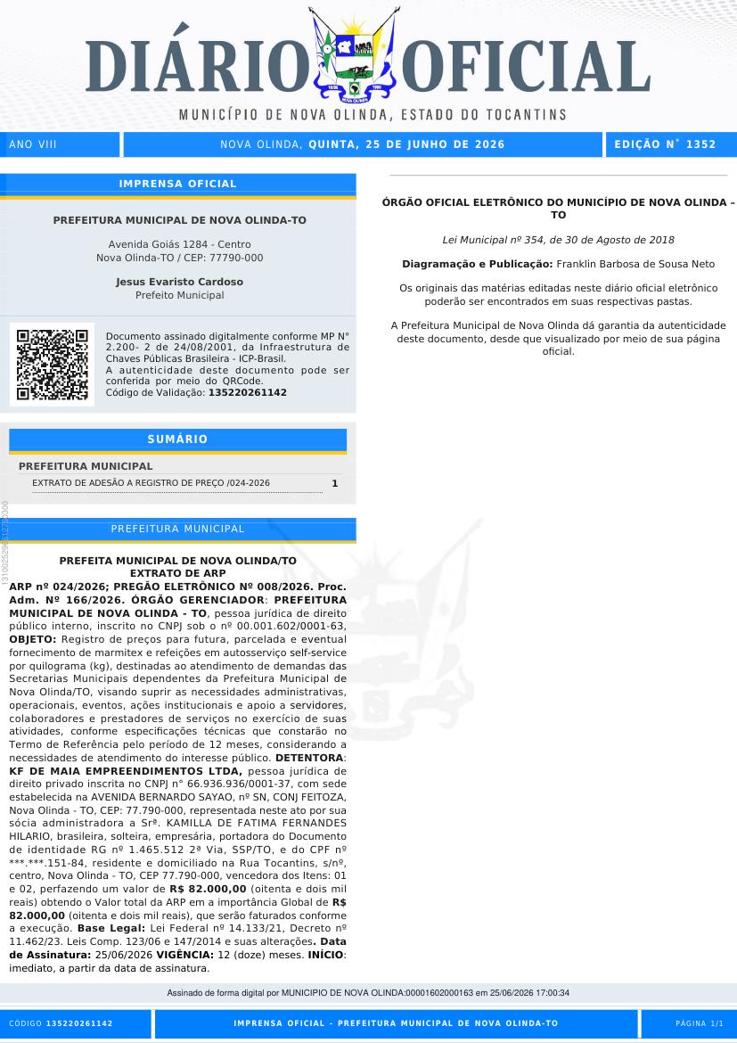 Capa da edição