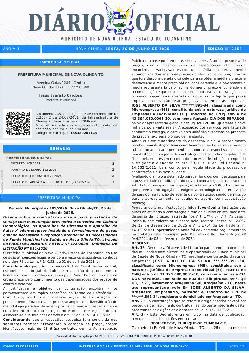 Capa da edição
