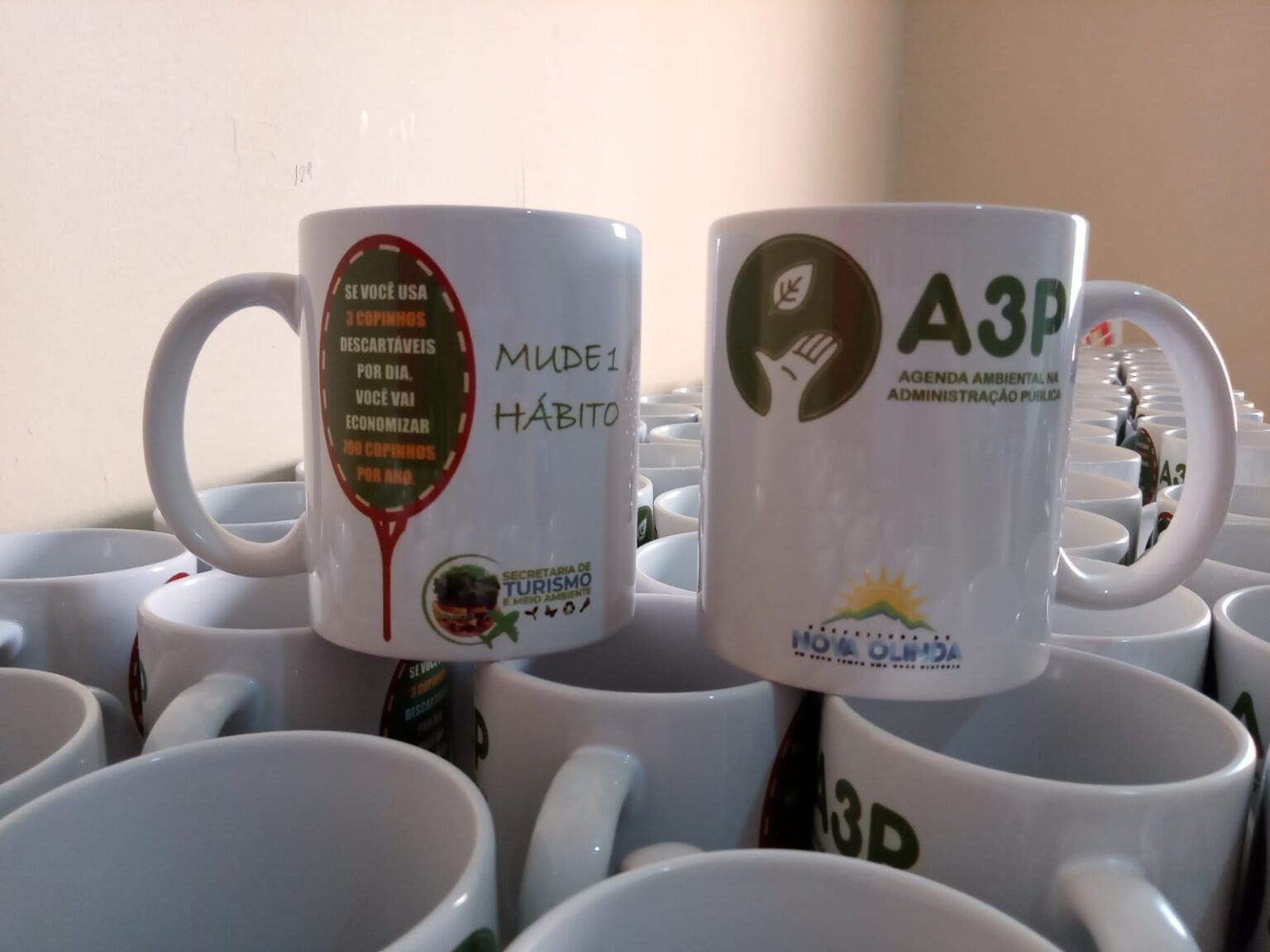 A3P – Distribuição de Canecas de Porcelana